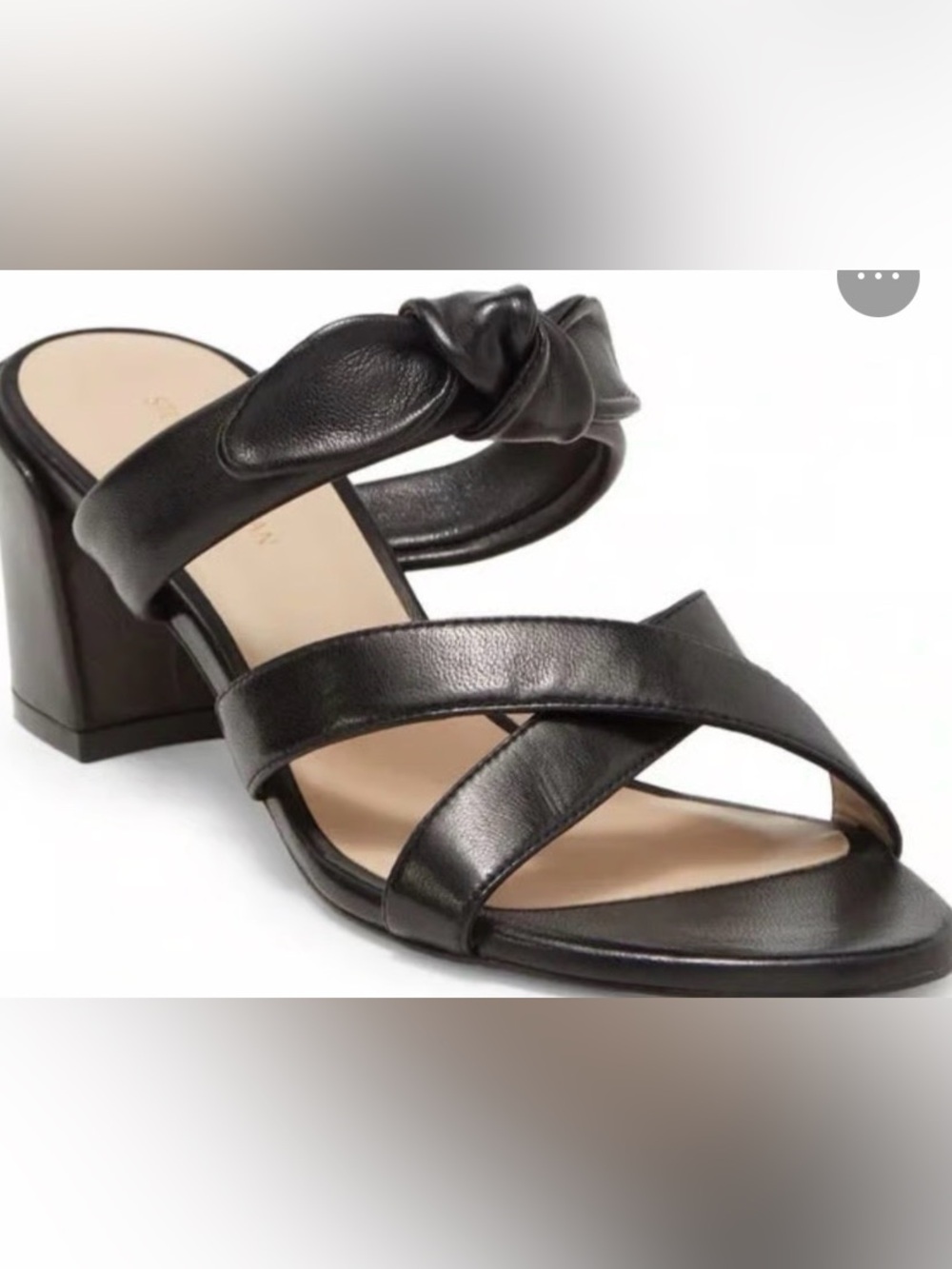 NWOB Stuart Weitzman Black Strappy Sandals Size 8